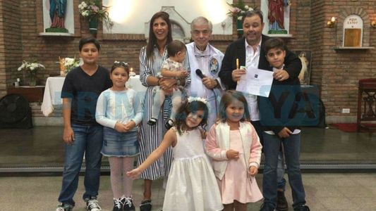 Marcelo Palacios bautizó a su hija Antonia: Fue un momento lindo y emotivo