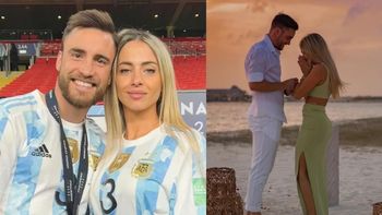 Nicolás Tagliafico y Caro Calvagni mostraron los tatuajes que se harán los invitados a su boda