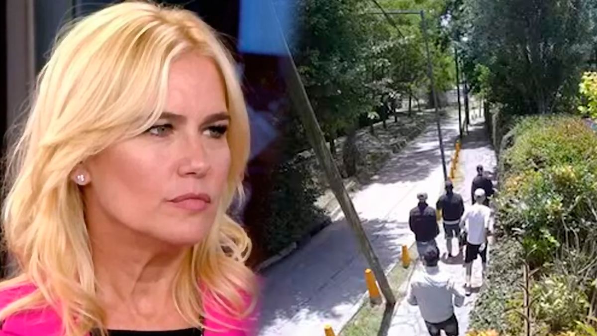 El video del robo en la casa de Valeria Mazza: así escapaban los delincuentes