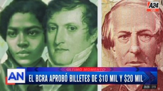 El Banco Central imprimirá billetes de 10 mil y 20 mil pesos