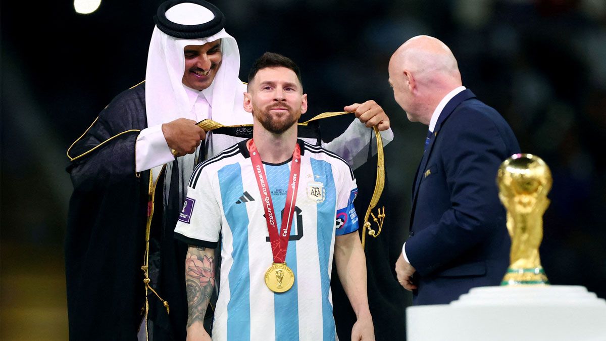Otro momento. El jeque de Qatar, 