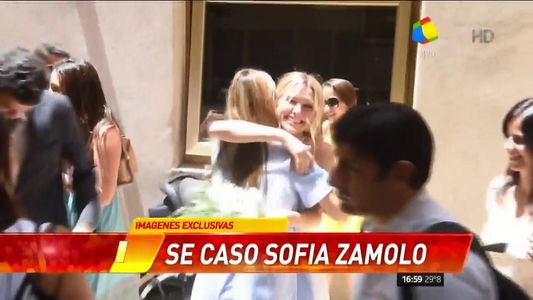 Imágenes del casamiento de Sofía Zámolo y José Félix Uriburu