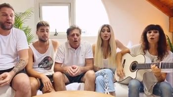 Vicky y Stefy Xipolitakis grabaron una canción con su familia sobre el Coronavirus