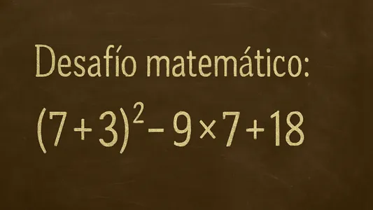 Desafío Matemático: esta operación con restas para resolver sin perder los signos
