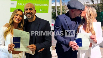 Las fotos del casamiento íntimo de Juan Sebastián Verón y Valentina Martín