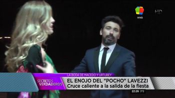 El tenso cruce del Pocho Lavezzi con la prensa tras su brusco ingreso a la fiesta