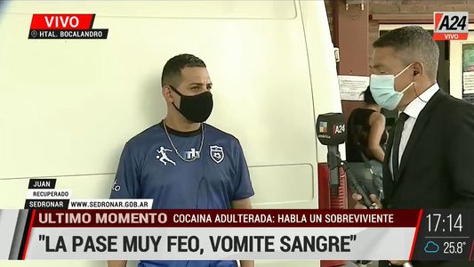 El impactante testimonio de un sobreviviente a la droga envenenada: Hay que dejar de joder con esta porquería