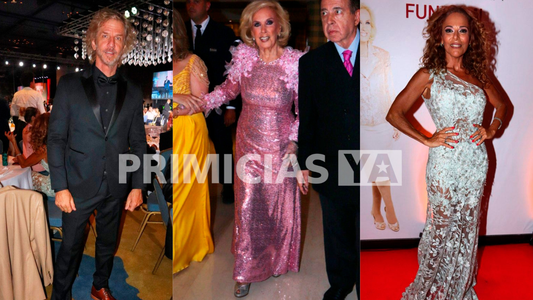 Los looks de los famosos en la gala solidaria que encabezó Mirtha Legrand en Mar del Plata
