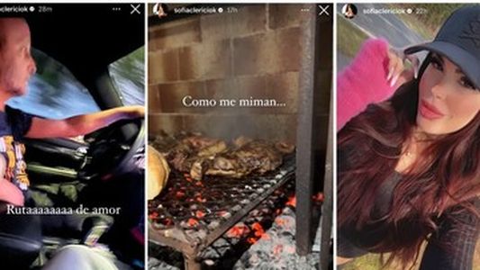 Sofía Clerici se mostró nuevamente junto a Martín Insaurralde: Ruta de amor