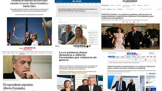 La dura reacción del mundo por los golpes de Fabiola Yañez y la denuncia a Alberto Fernández