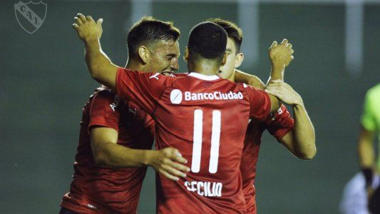 Independiente se recuperó y le ganó 4-0 a Atlas en su debut por Copa Argentina