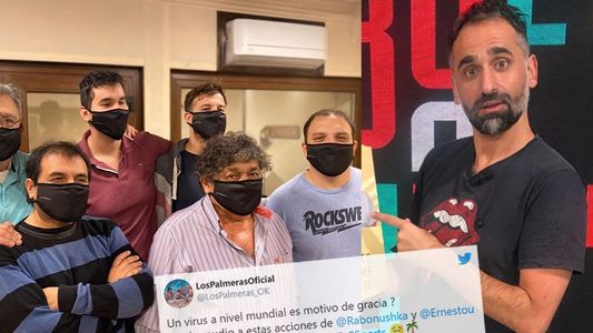 Los Palmeras enojados repudiaron a periodista por burlarse de los contagios de Covid-19 en la banda