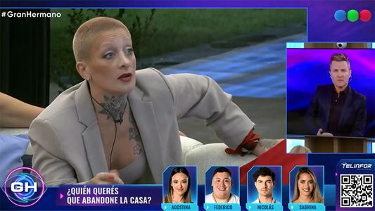 Furia apuntó contra Manzana en plena gala de Gran Hermano: Se hizo el mafioso y después agachó la cabeza