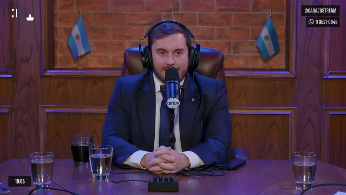 Felipe Nuñez se refirió a la controversia que se generó alrededor de los créditos que tomaron funcionarios del Gobierno libertario con el Banco Nación. (Foto: captura).