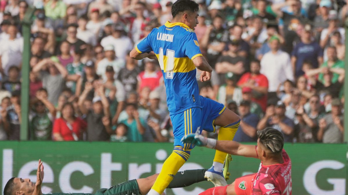Luca Langoni fue el autor del 1-0 para Boca.