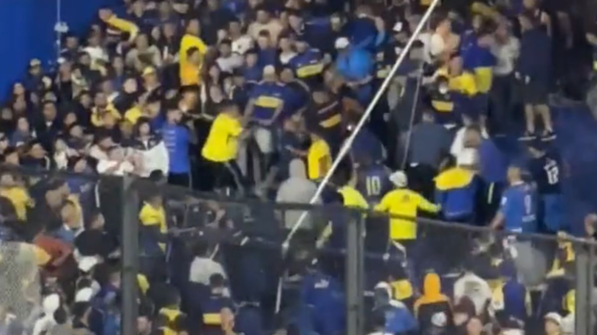 Los hinchas de Boca
