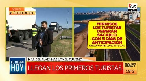 Temporada 2021: Mar del Plata habilitó su ingreso al turismo