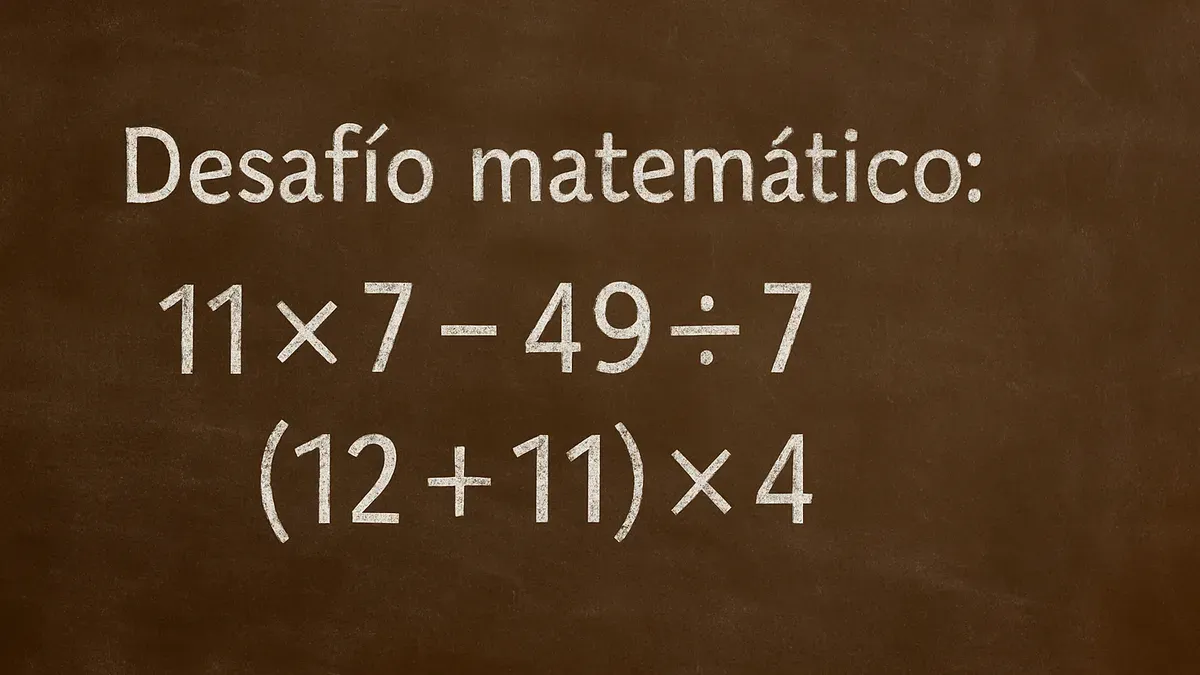 Imagen de pizarra para Desafío Matemático: esta operación con restas pone a prueba tu memoria matemática