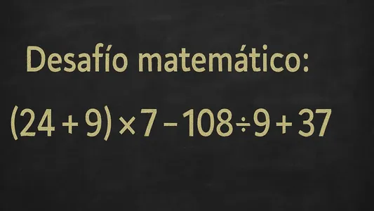Desafío matemático: la cuenta parece fácil, pero un detalle confunde a muchos
