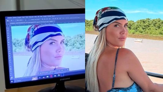El editor de Wanda Nara mostró su verdadera cara: una foto sin retocar y estallaron las redes