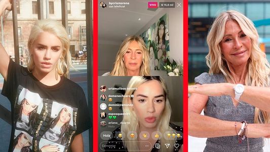 Cris Morena y Lali Espósito hicieron un divertido vivo en el que hablaron hasta de sus ex novios