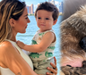 El video de Jimena Barón que causó ternura por el desopilante encuentro de Arturo con los cachorritos de Lucy