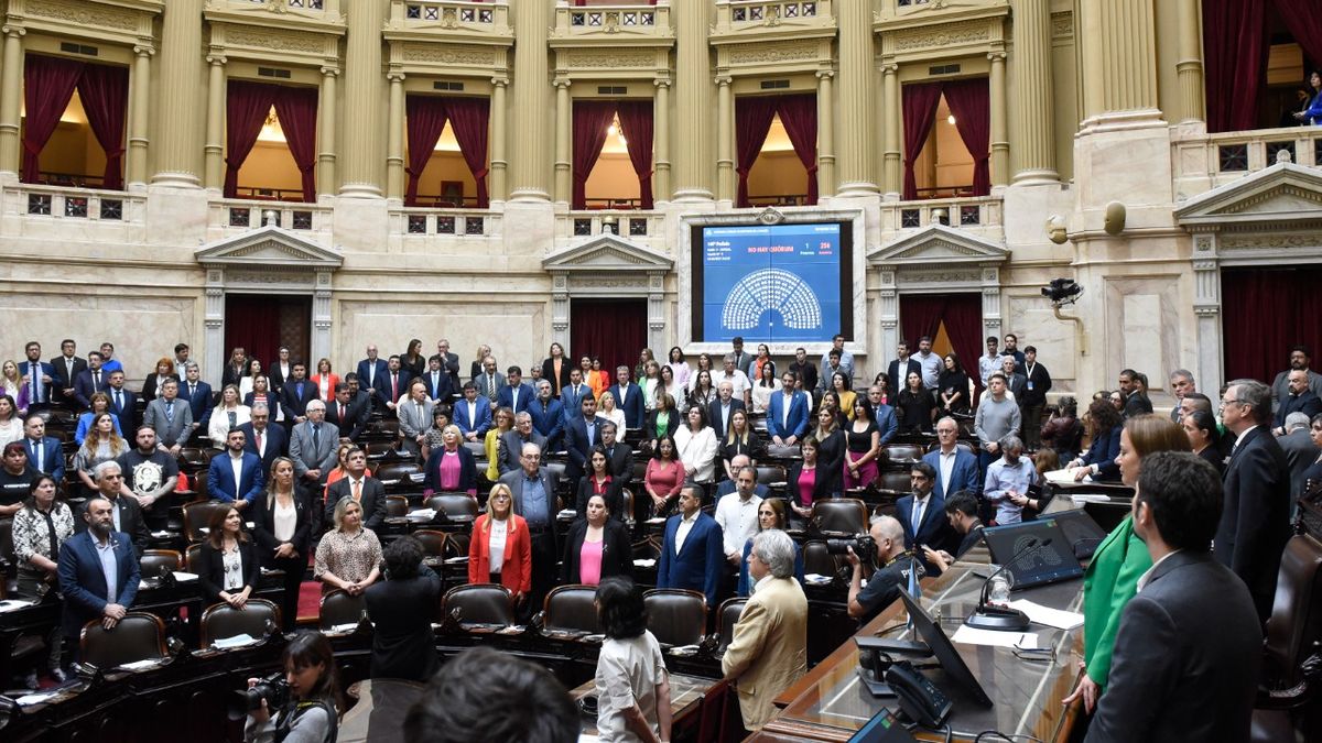 Diputados con el quórum justo para iniciar la sesión (Foto: prensa Diputados)