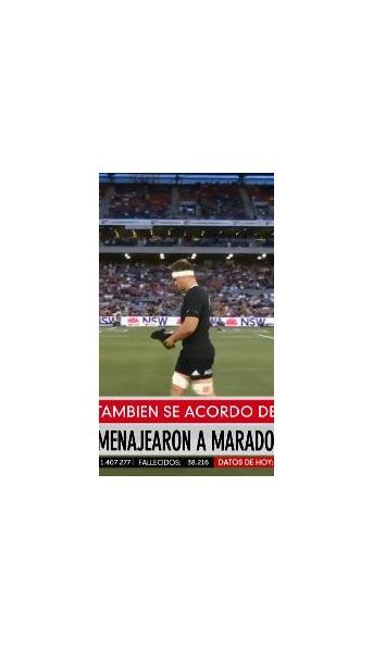 Así fue el homenaje de los Pumas y los All Blacks a Diego Maradona