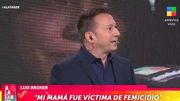 El doloroso relato de Luis Bremer sobre su madre que fue víctima de femicidio: Hoy pasa lo mismo