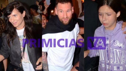 El susto de Margarita, la hija de Adrián Suar y Griselda Siciliani por la multitud de gente que fue a ver a Messi