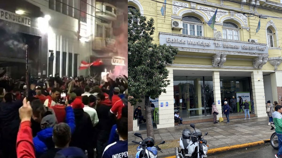 Socios de Independiente asistieron a los detenidos por los incidentes en la sede
