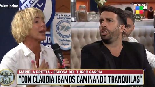 Fuerte cruce entre la mujer del Turco García y Flavio Azzaro: Por qué criticas todo el tiempo, ¿qué te pasa?