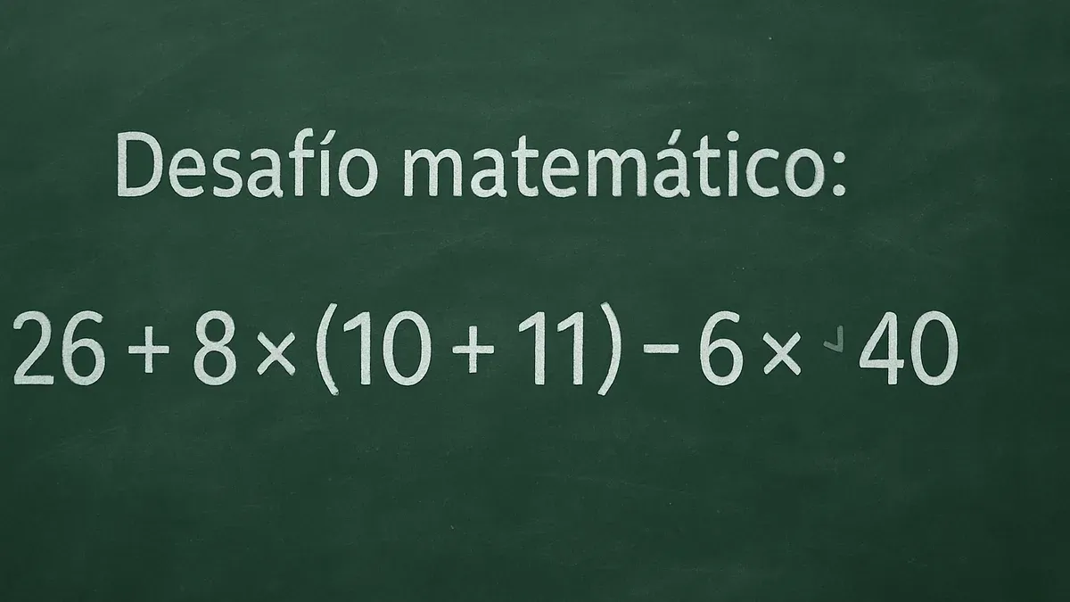 La regla esencial para resolver este desafío matemático es conocido como PEMDAS (por sus siglas en inglés) o jerarquía de operaciones.
