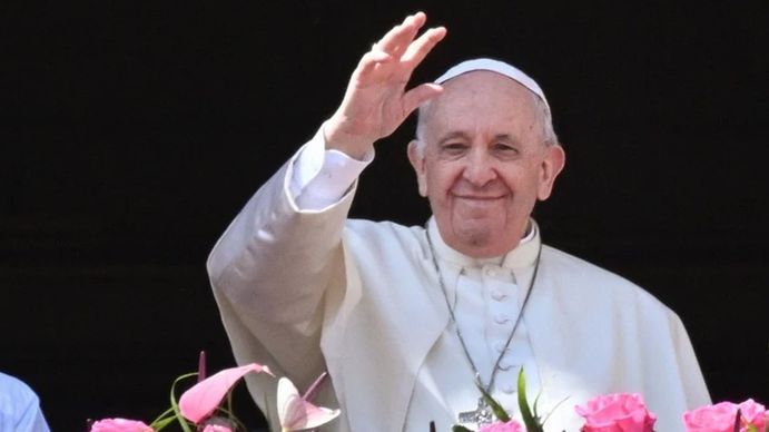 El Papa Francisco pidió paz en Ucrania en su tradicional mensaje de Pascua