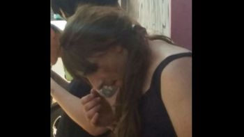 El ex novio de Lizy Tagliani fue detenido vestido de mujer