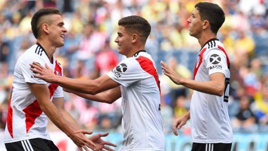 River cerró su pretemporada con un triunfo 2-0 ante América de México en Seattle