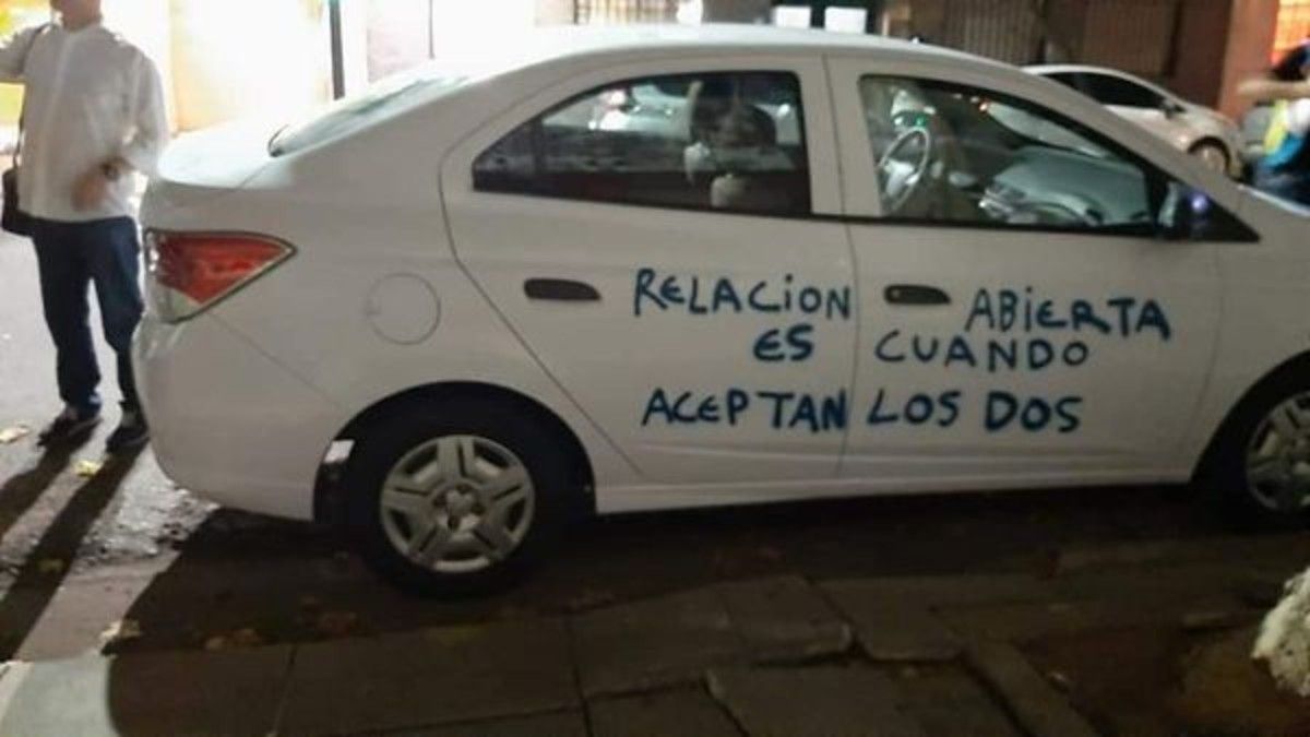 La fotos del hecho se viralizaron en las redes. 