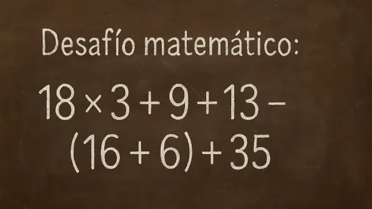Desafío Matemático: casi nadie lo resuelve en menos de 10 segundos