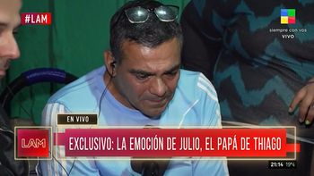El desgarrador testimonio de Julio, el papá de Thiago de Gran Hermano 2022
