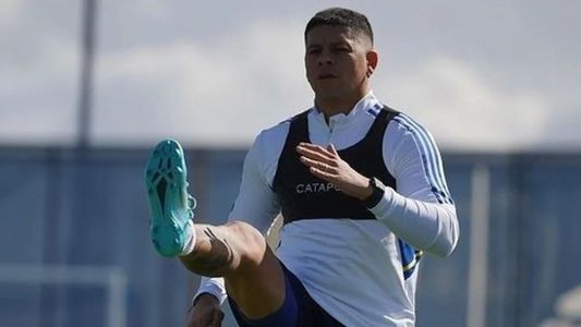 Marcos Rojo entrenó a la par del grupo por primera vez desde su lesión en Boca