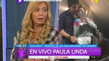 Paula Linda sobre Squarzon: Lo noté nervioso y obligado