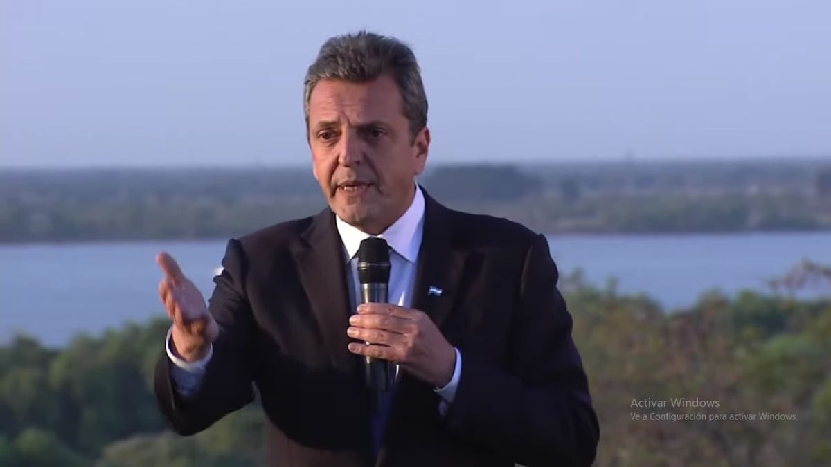 Massa lanzó ayer el Plan Previaje 5 para apuntalar la campaña electoral rumbo a octubre próximo (Foto: Ministerio de Economía).