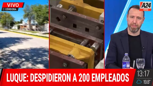 Historias del ajuste: una fábrica despidió a 200 empleados en un pueblo que votó masivamente a Milei