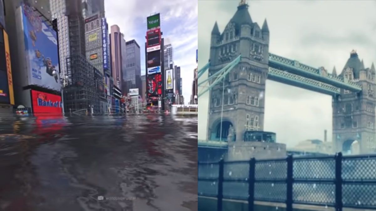 Con las corrientes marinas paralizadas, habrá ciudades bajo el agua y otras bajo la nieve de manera permanente. (Foto: Captura de TV)