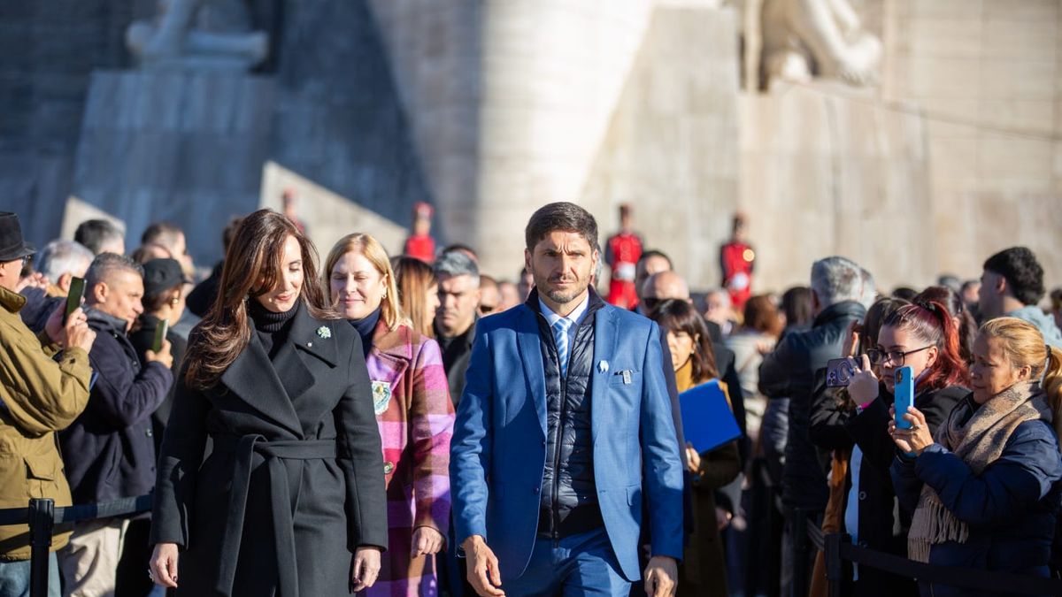 La vicepresidenta Victoria Villarruel participó del acto por el Día de la Bandera en Rosario