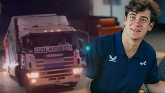 Bahía Blanca: el padre de Franco Colapinto llegó con un camión de donaciones