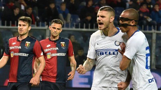 Luego de casi dos meses, Icardi volvió a jugar y marcó en la goleada de Inter ante Genoa