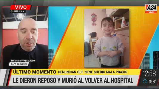 Un nene fue con vómitos y diarrea al hospital, le dijeron que era un golpe de calor y murió horas después
