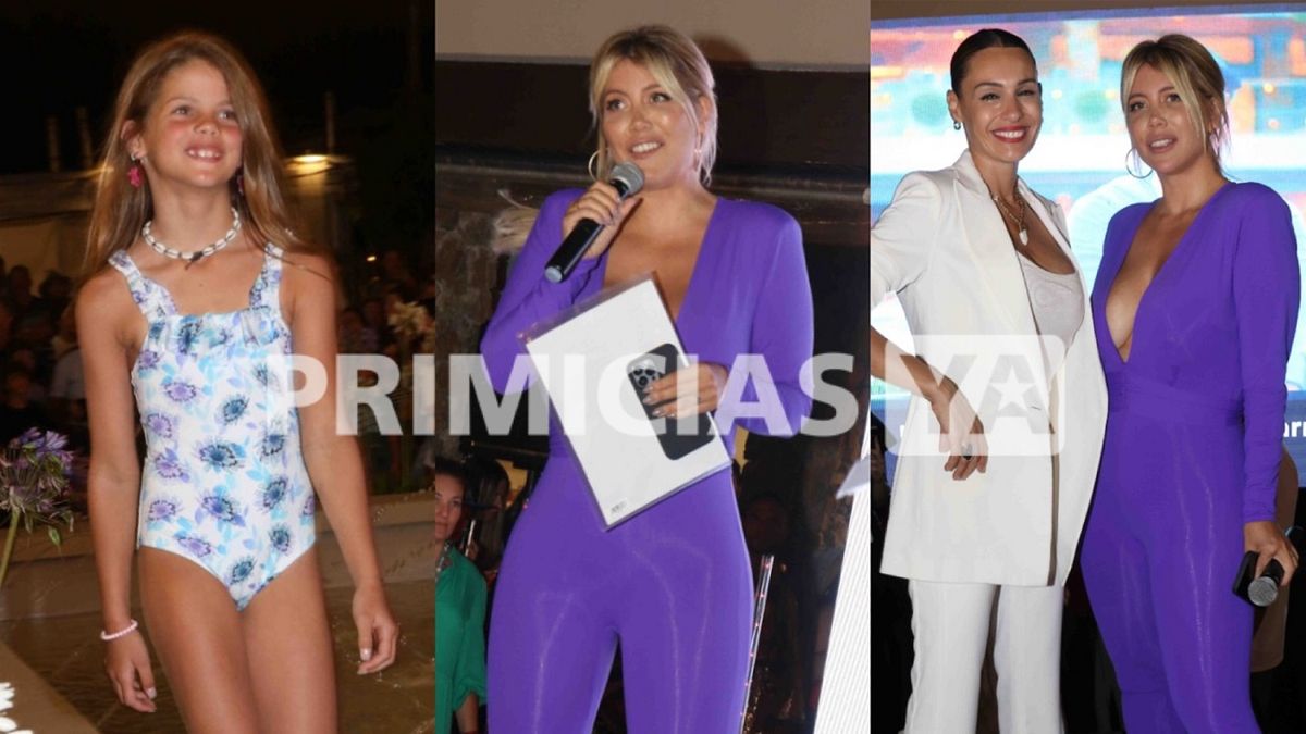 Las fotos del debut como modelo de Francesca, la hija de Wanda Nara y Mauro  Icardi