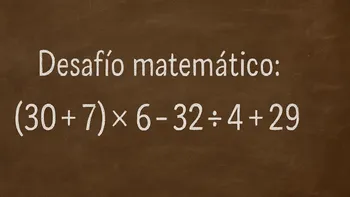 La regla esencial para resolver este desafío matemático es conocido como PEMDAS (por sus siglas en inglés) o jerarquía de operaciones.